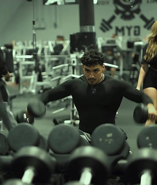 'Misc Skull' Performance Long Sleeve T-Shirt