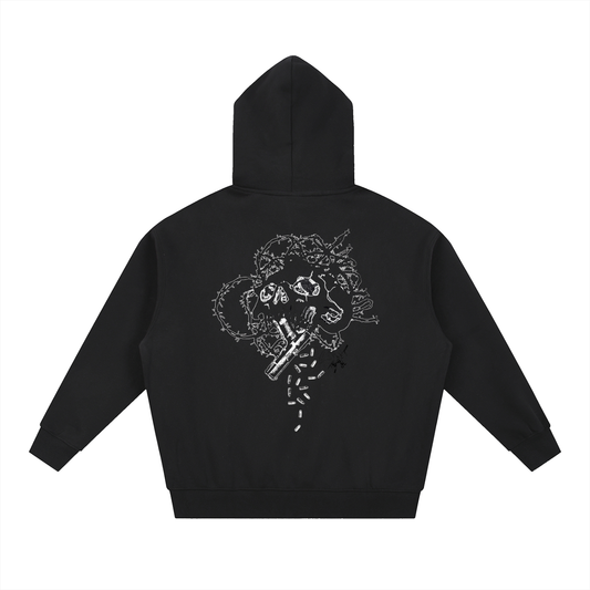 'Dead Icon' Zip-Up Hoodie
