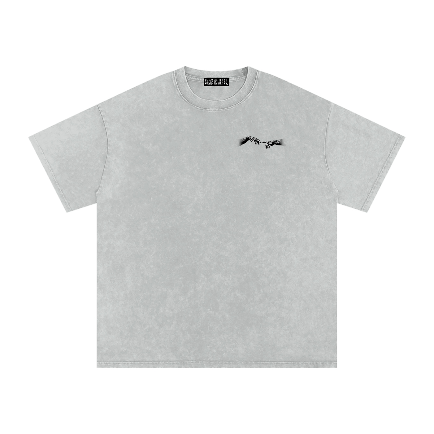 'Creation of Adam' Oversized Tee (Inverted)