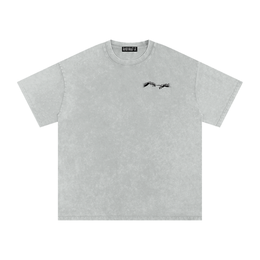 'Creation of Adam' Oversized Tee (Inverted)