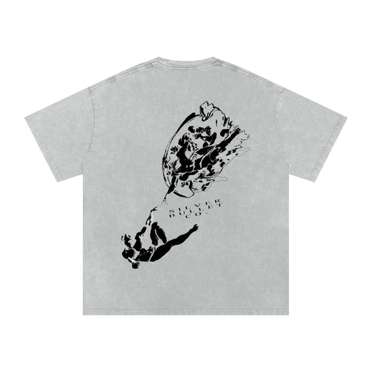 'Creation of Adam' Oversized Tee (Inverted)