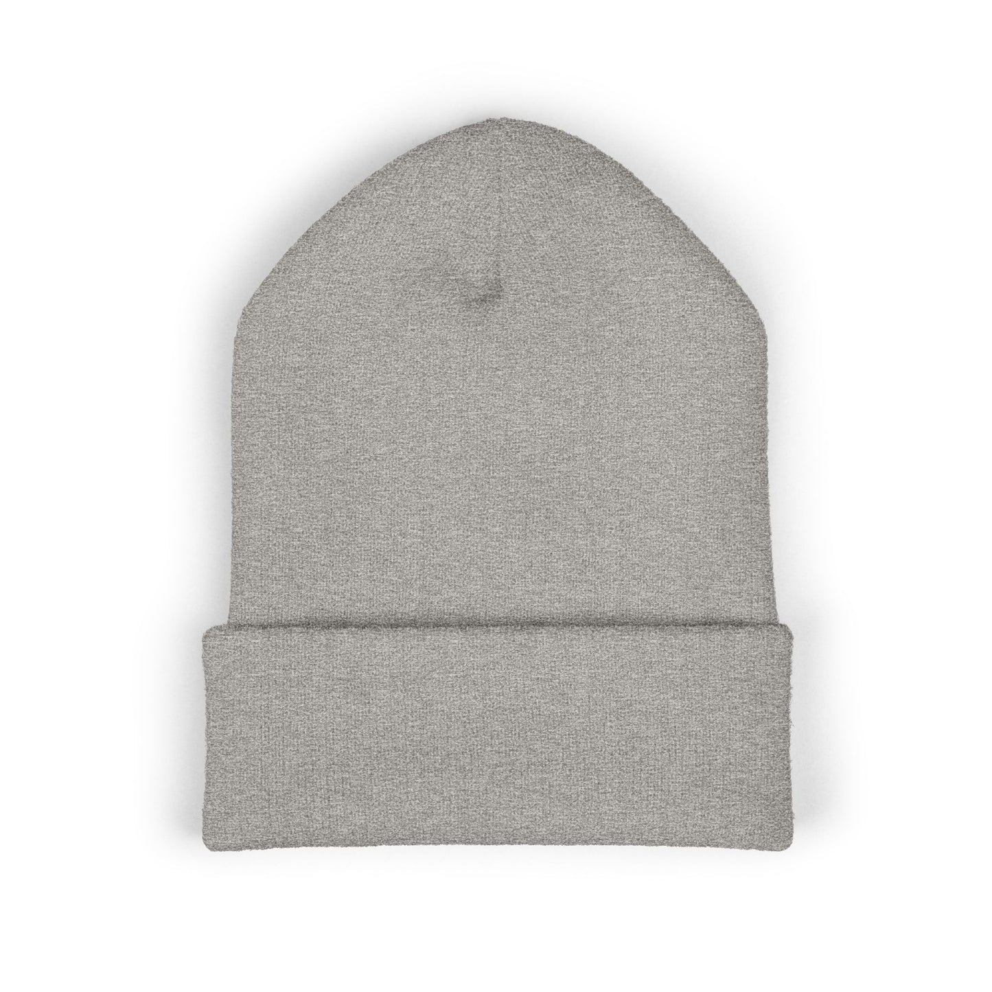 Embroidered Skull Cuffed Beanie