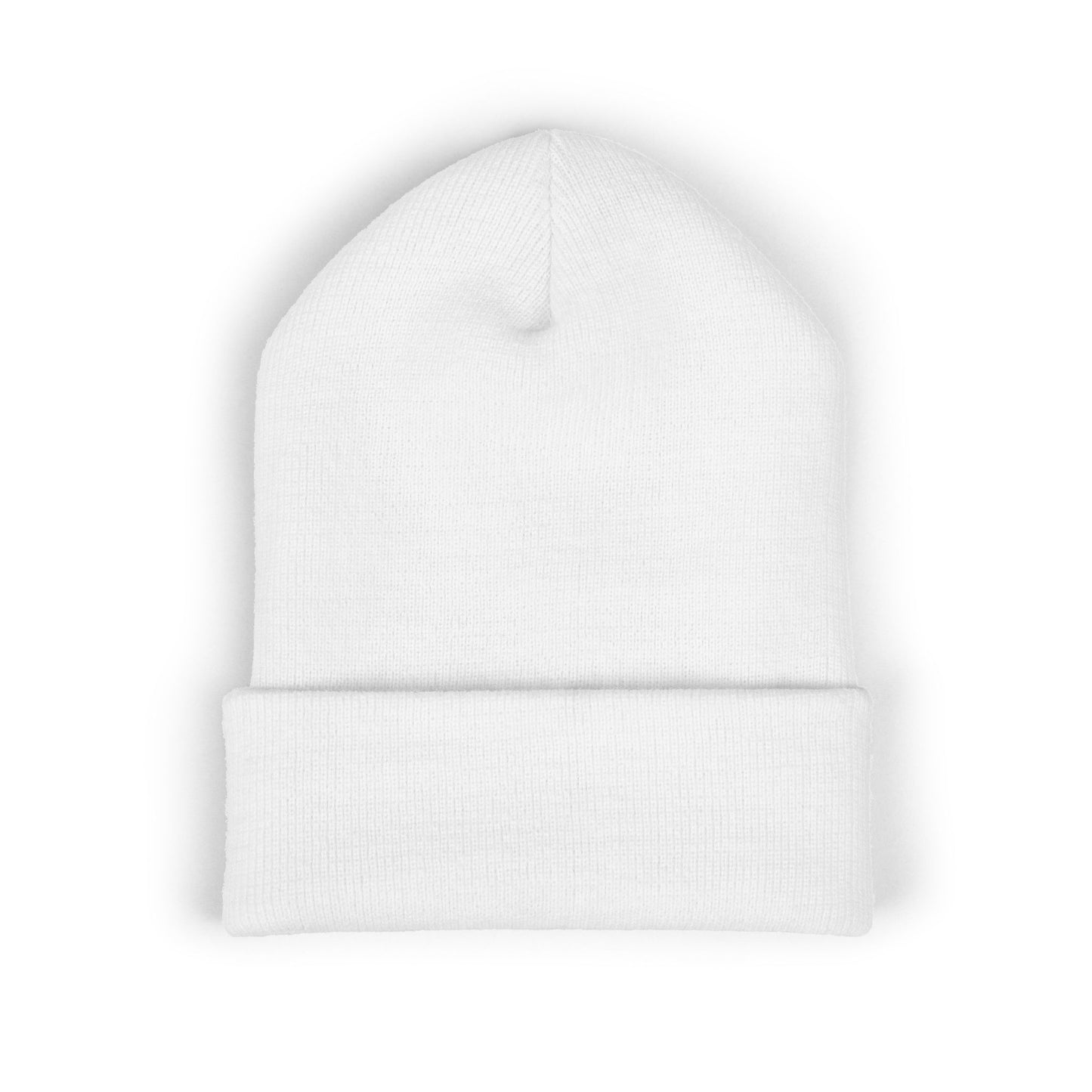 Embroidered Skull Cuffed Beanie