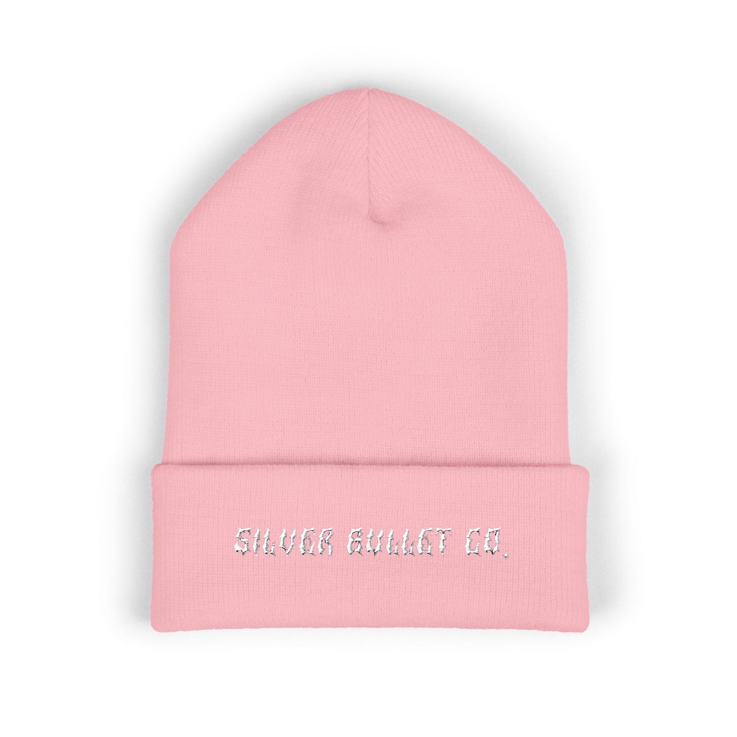 Embroidered 'Silver Bullet Co.' Cuffed Beanie