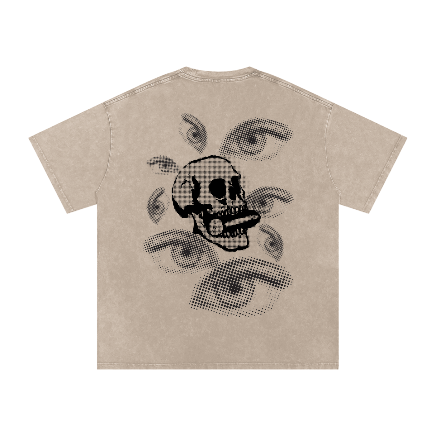 'Stare' Oversized Cotton T-Shirt