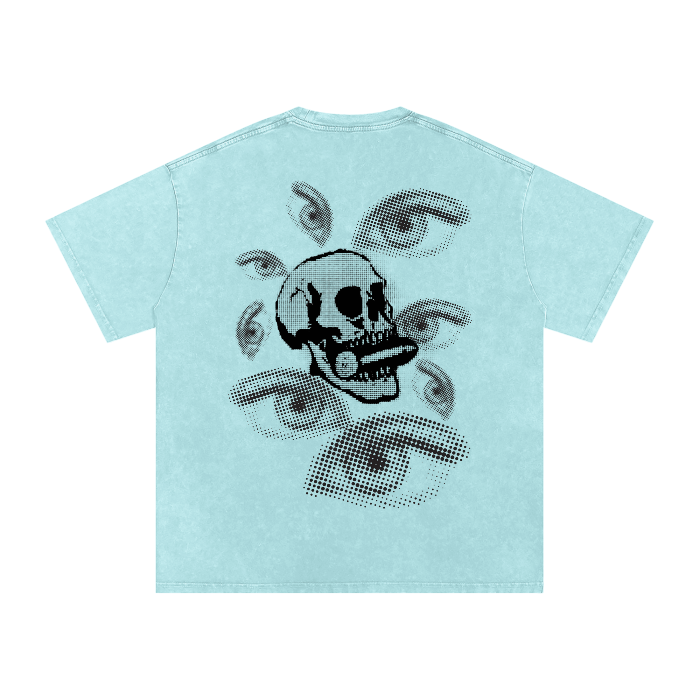 'Stare' Oversized Cotton T-Shirt
