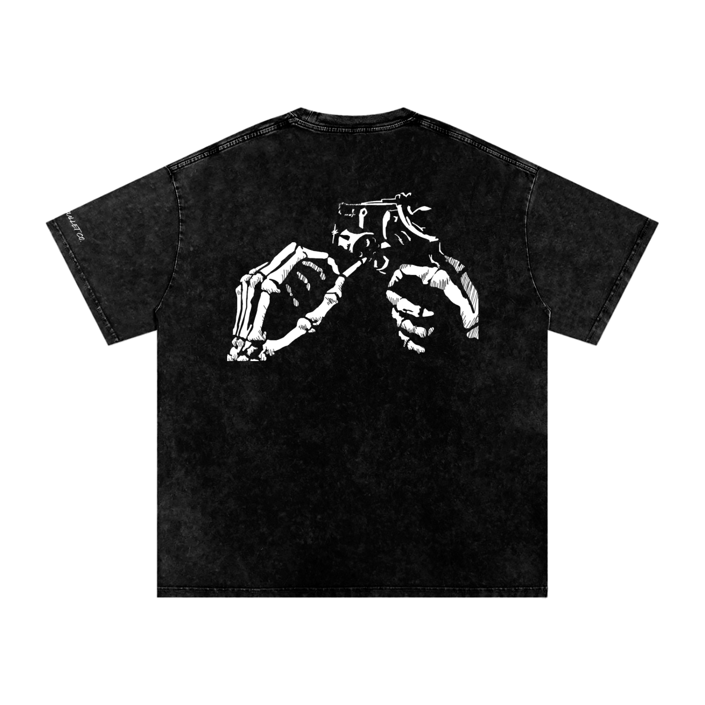 Cowboy Skull Oversized Cotton T-Shirt