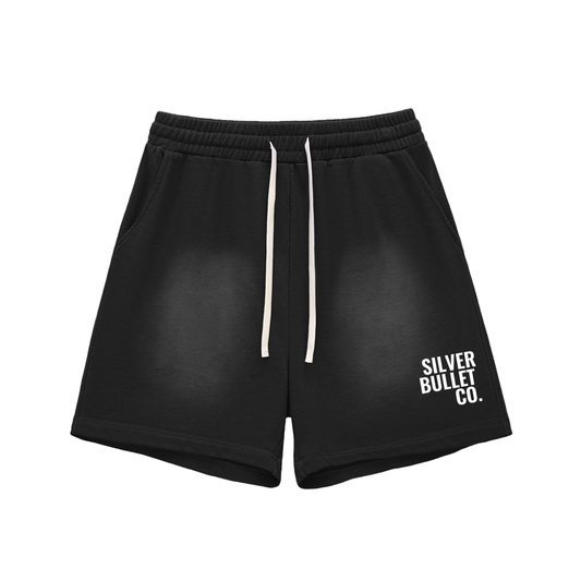 Men's Faded Cotton Shorts