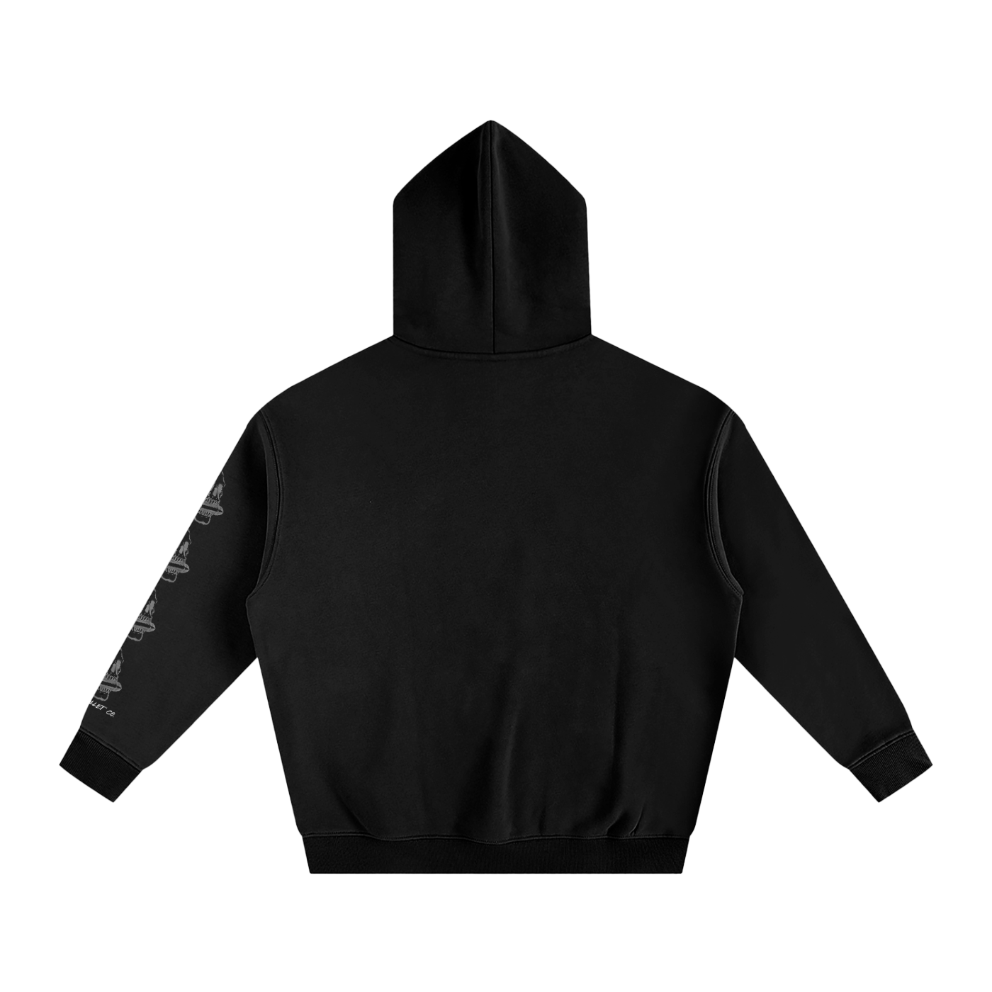 SBC Skull Oversize Fleeced Hoodie