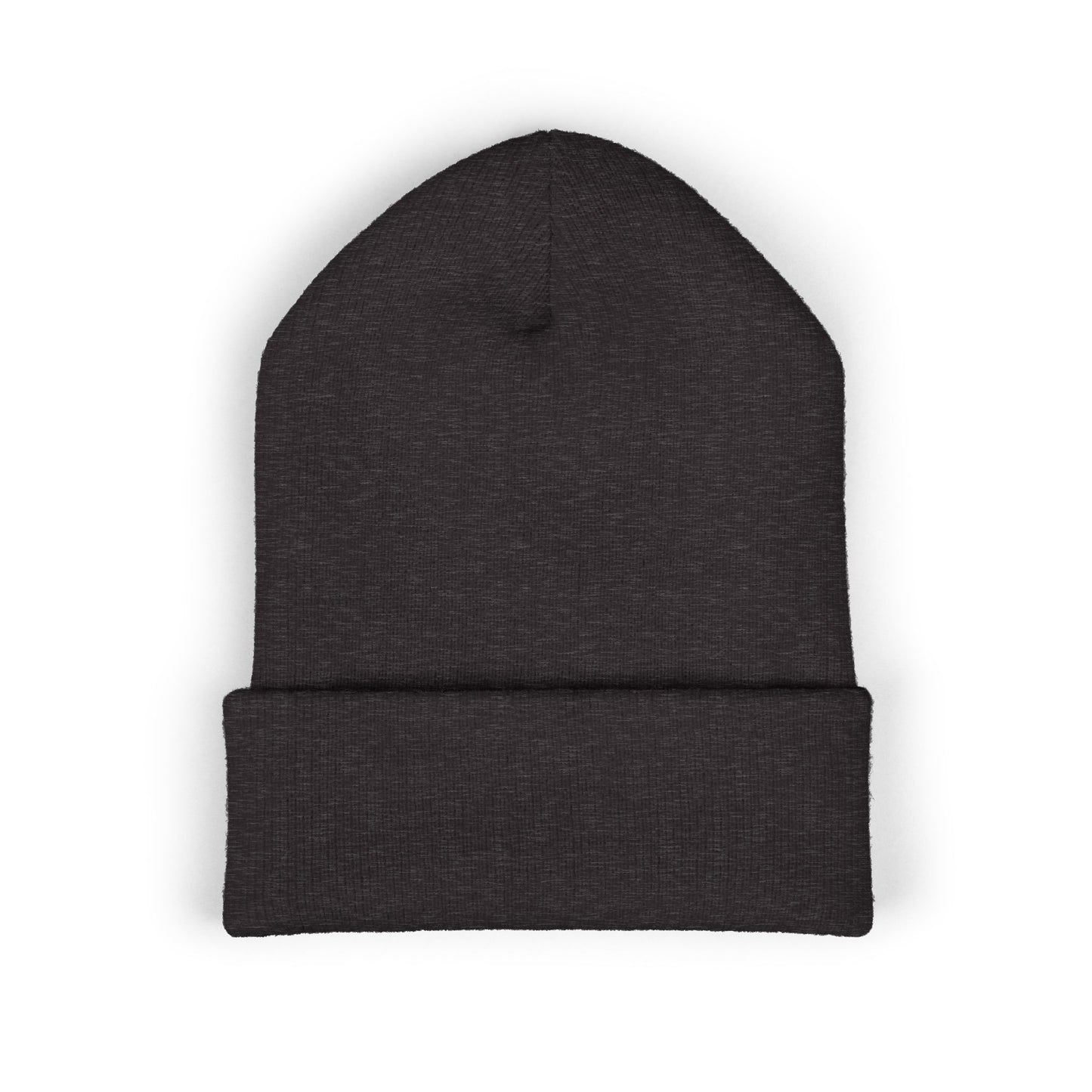 Embroidered Skull Cuffed Beanie