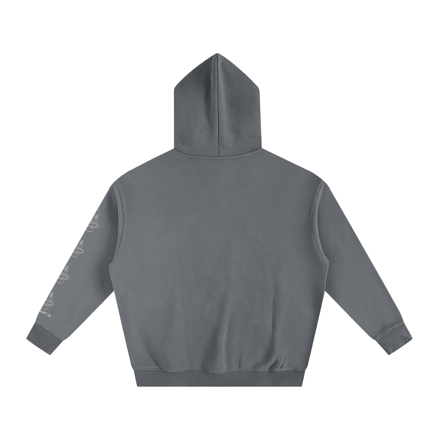 SBC Skull Oversize Fleeced Hoodie