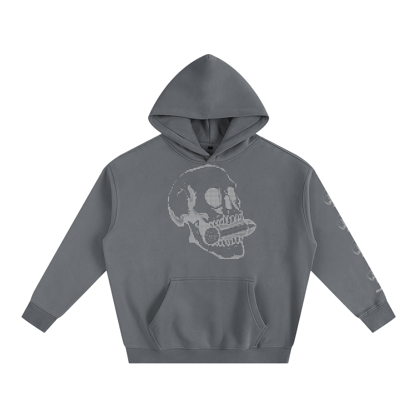 SBC Skull Oversize Fleeced Hoodie