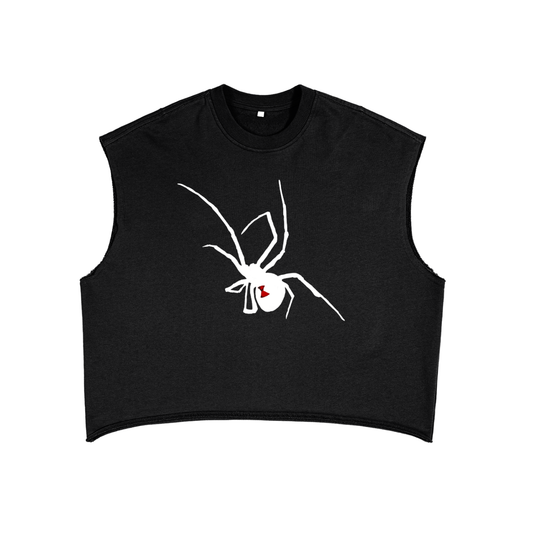 Blk Wdw Boxy Tank Top