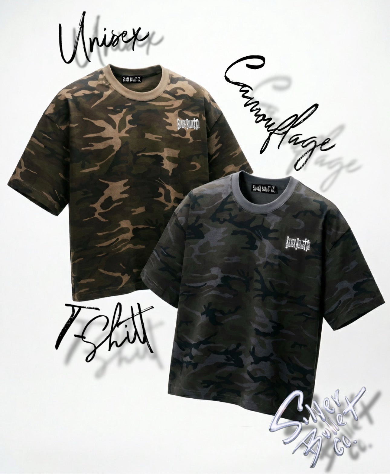 Unisex Camo Boxy T-Shirt