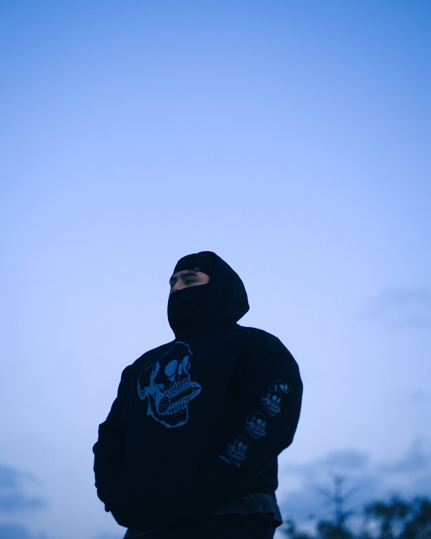 SBC Skull Oversize Fleeced Hoodie