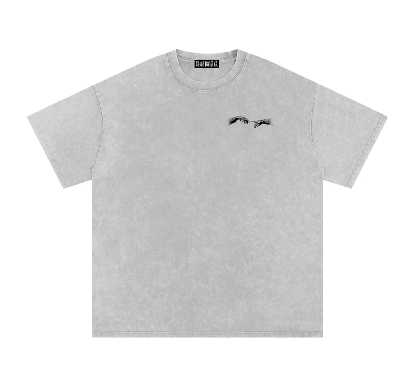 'Creation of Adam' Oversized Tee (Inverted)