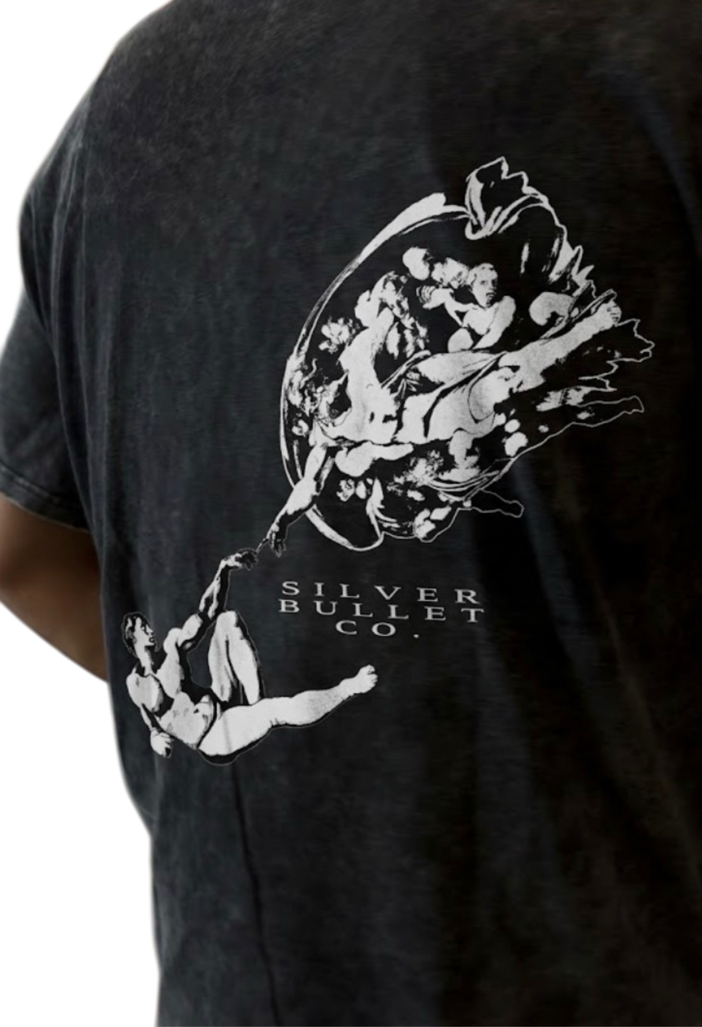'Creation of Adam' Oversized Tee