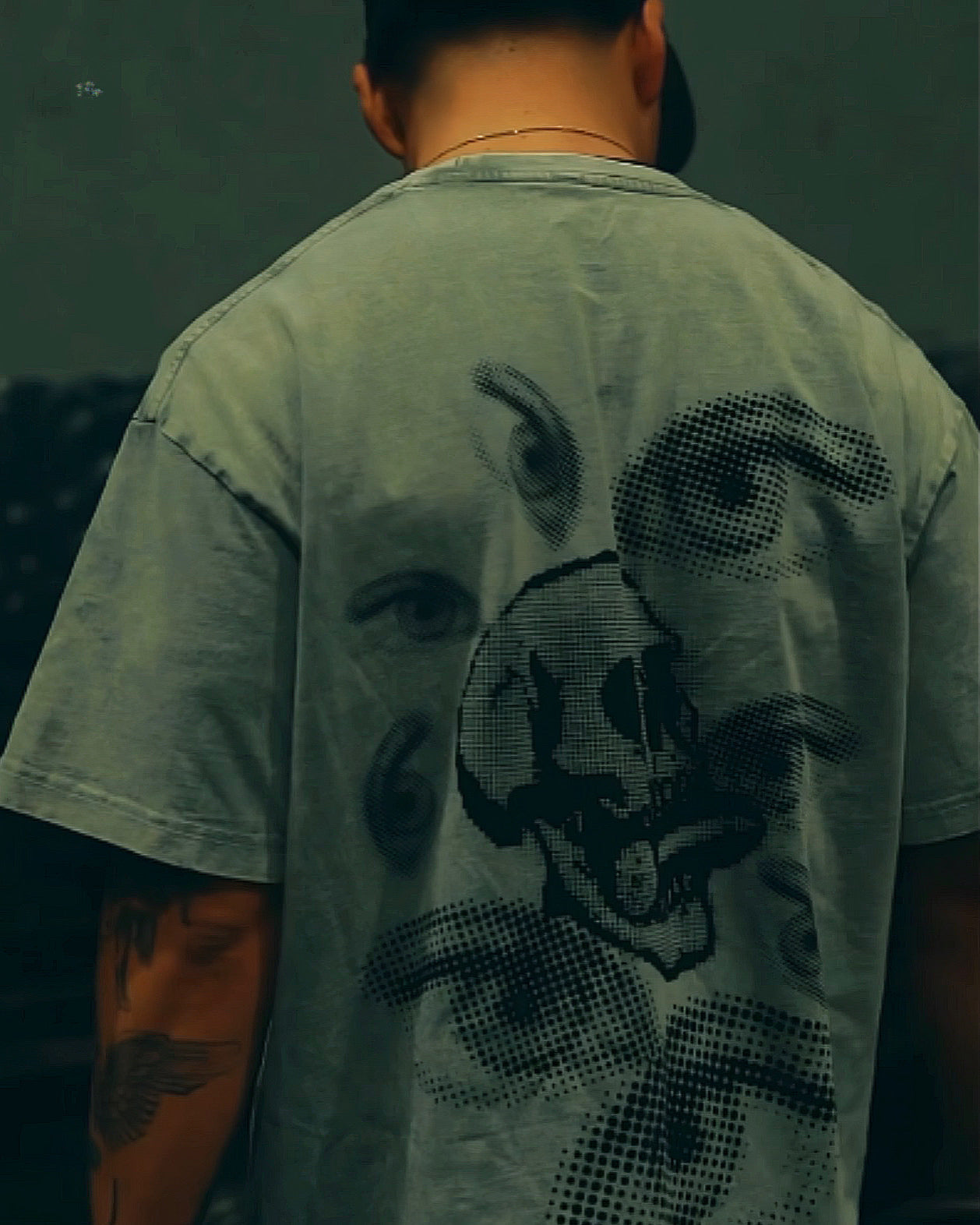 'Stare' Oversized Cotton T-Shirt