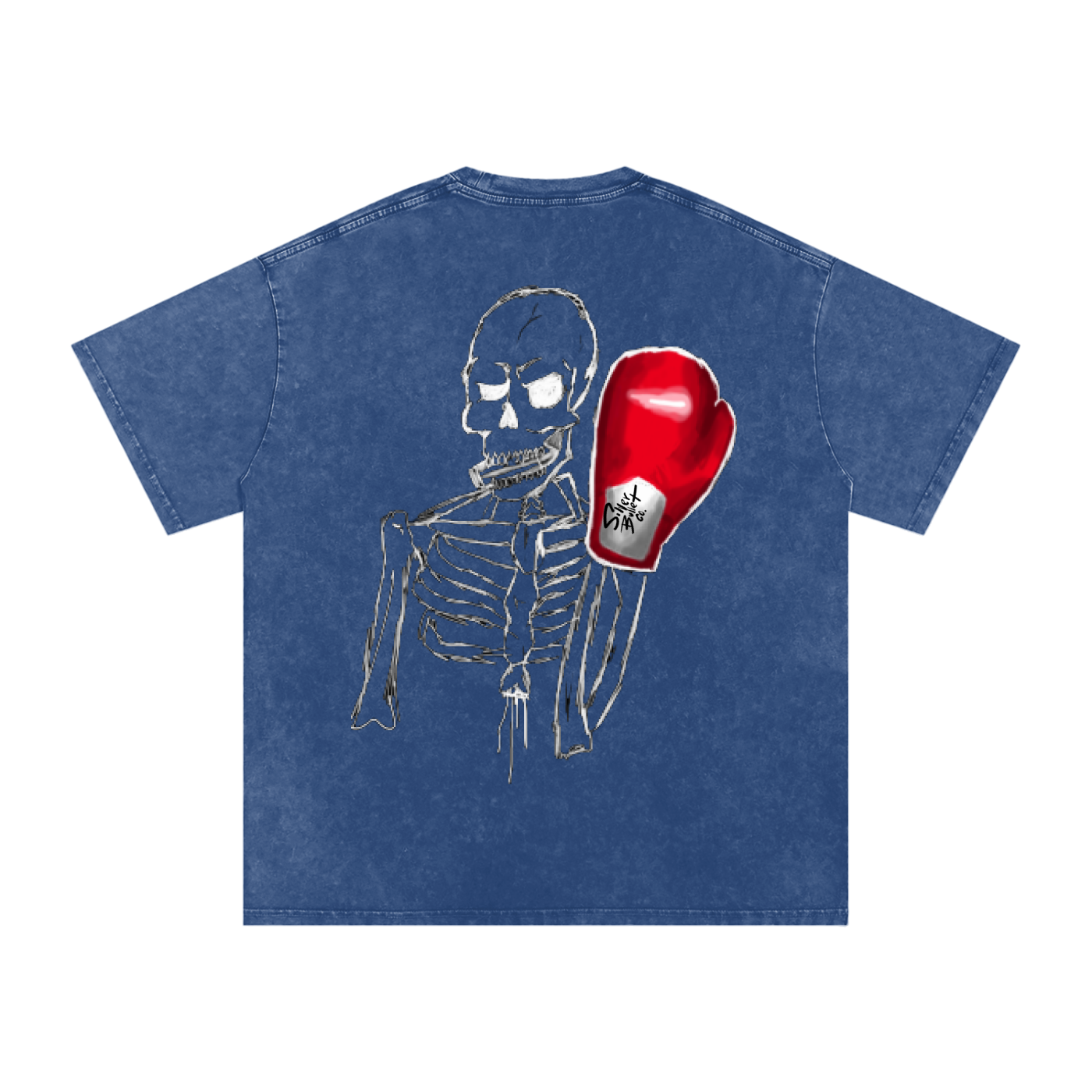 SBC Skull Boxing Oversized Cotton T-Shirt
