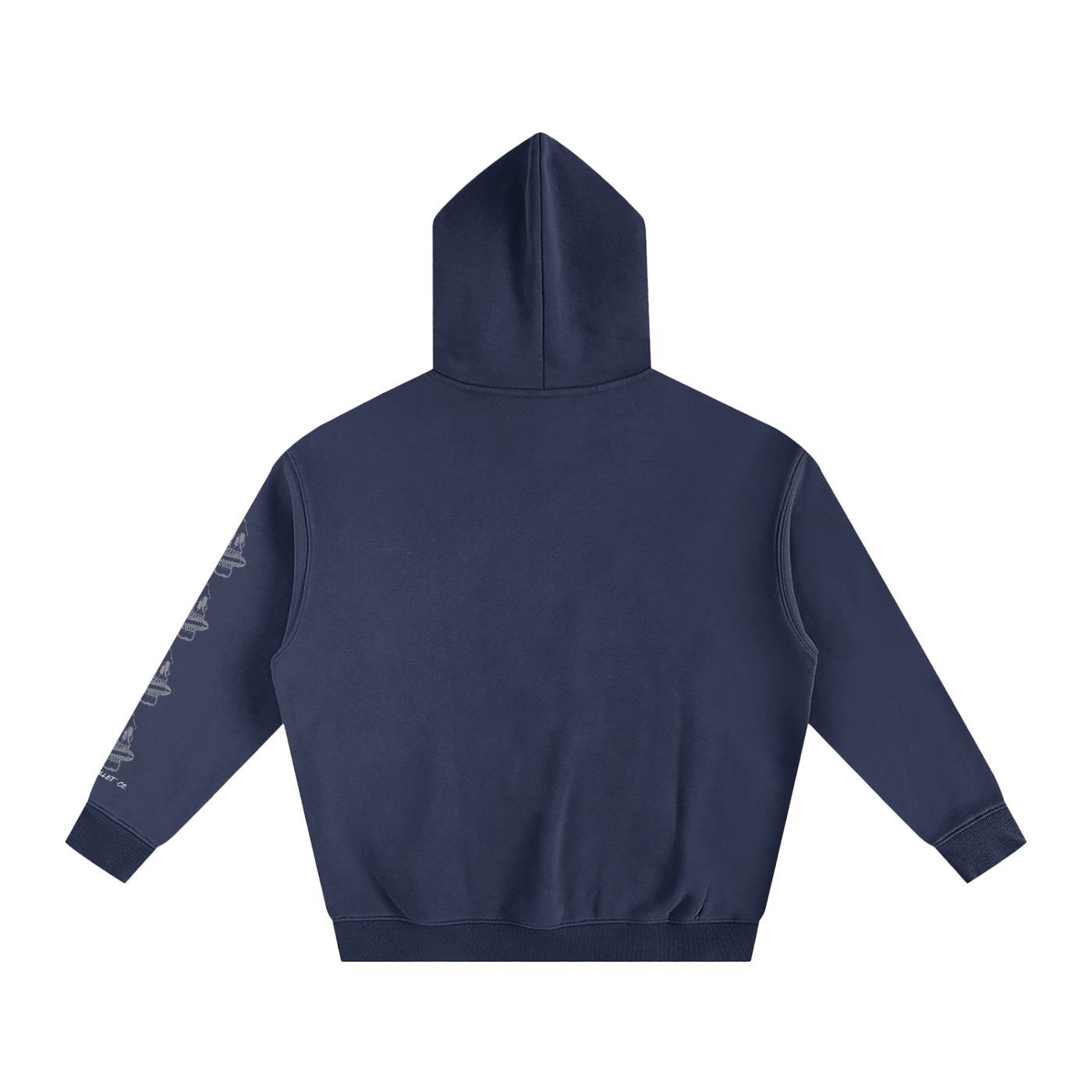 SBC Skull Oversize Fleeced Hoodie