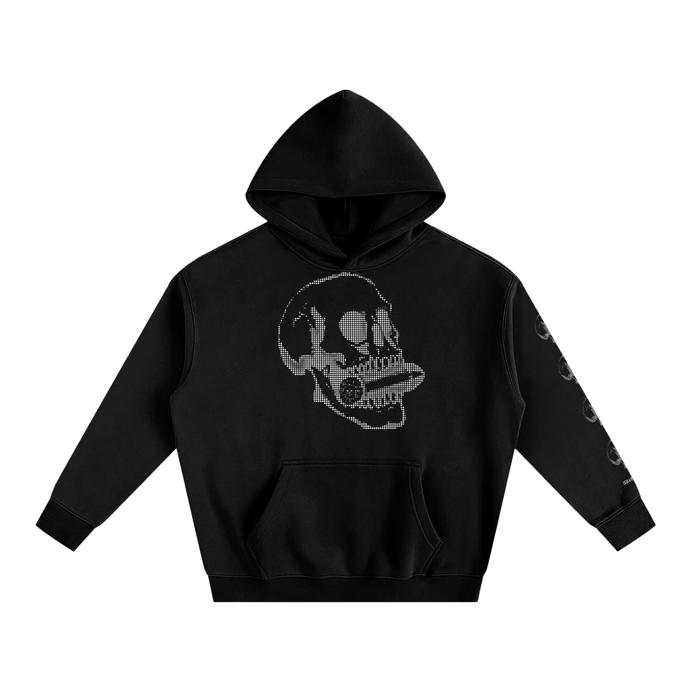 SBC Skull Oversize Fleeced Hoodie