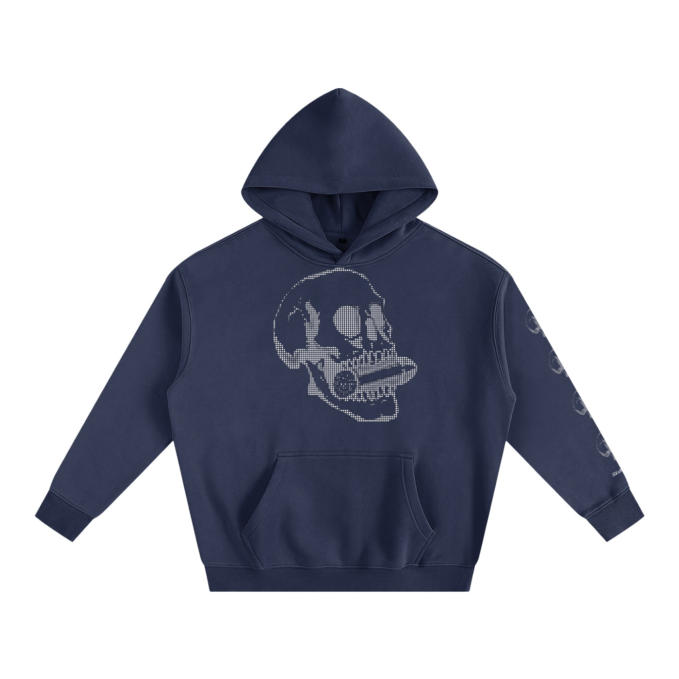 SBC Skull Oversize Fleeced Hoodie