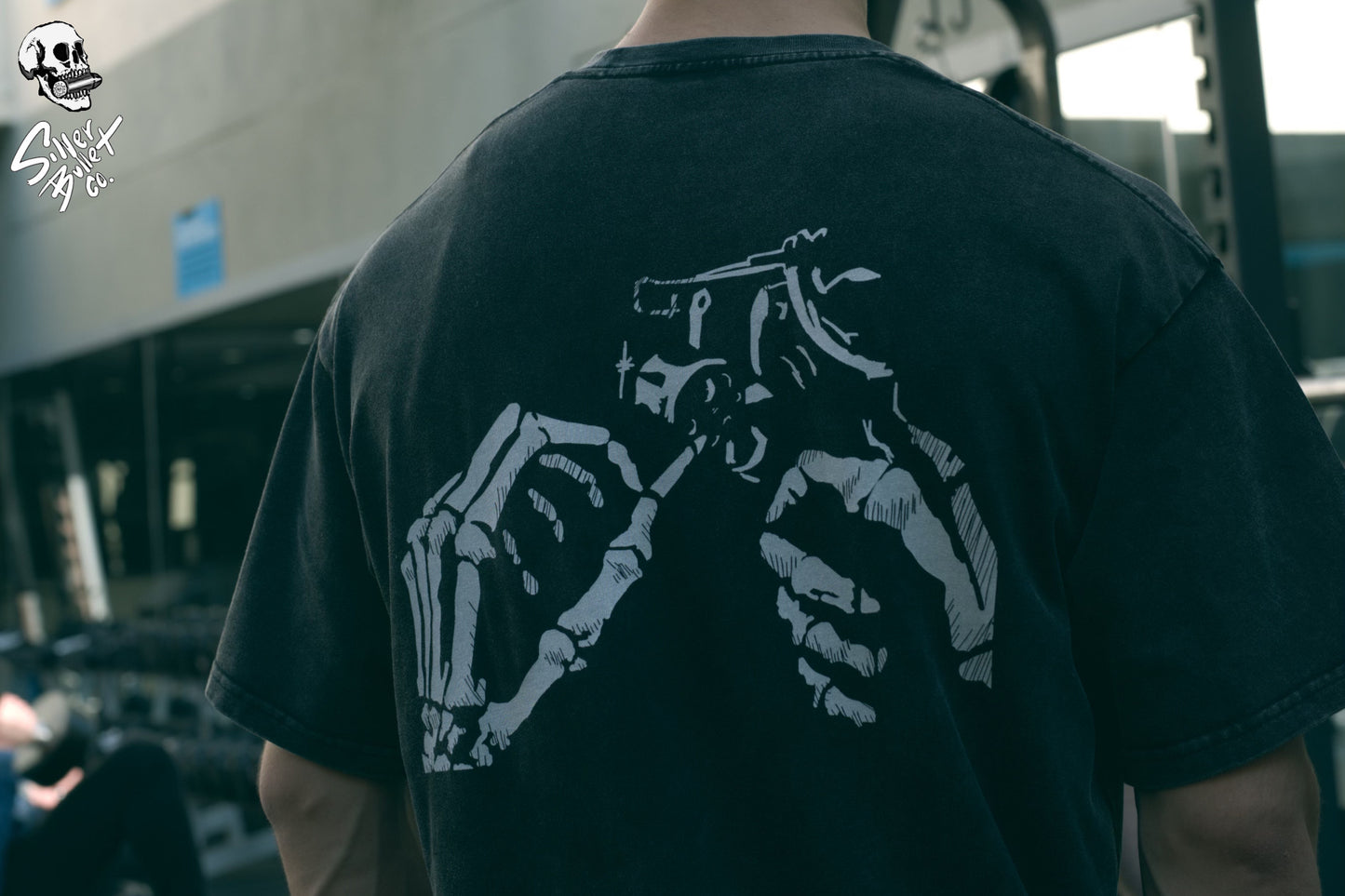 Cowboy Skull Oversized Cotton T-Shirt